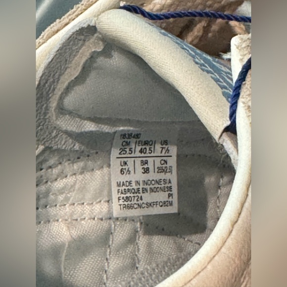 Onitsuka Tiger by Asics Men's Cream and Blue Sneakers - Picture 7 of 7